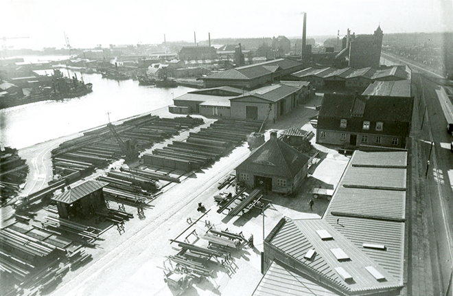 Frederiks Brygge omkring 1950